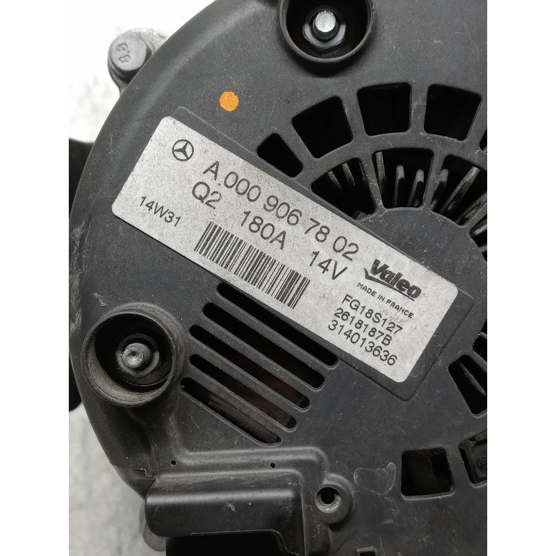Recambio de alternador para mercedes clase c (w205) lim. c 220 cdi bluetec (205.004) referencia OEM IAM A0009067802  