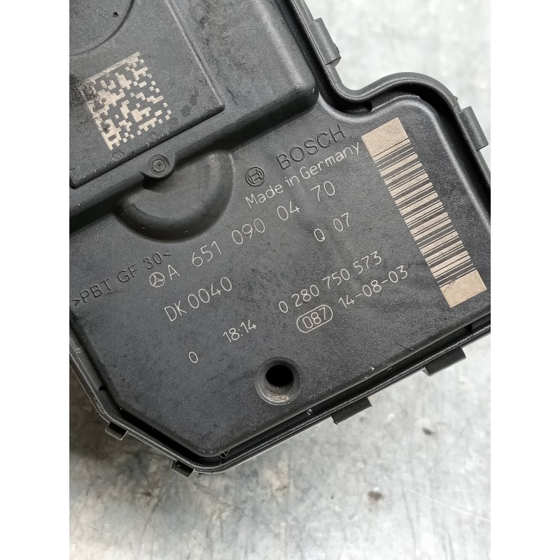 Recambio de caja mariposa para mercedes clase c (w205) lim. c 220 cdi bluetec (205.004) referencia OEM IAM 0280750573 A651090047