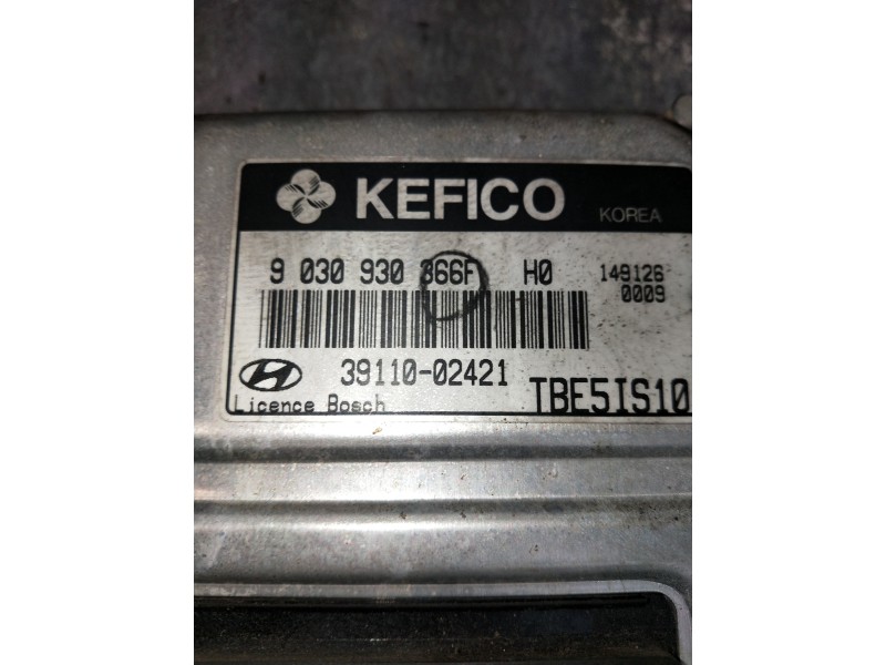 Recambio de centralita motor uce para hyundai getz (tb) 1.1 básico referencia OEM IAM 3911002421 9030930366F 