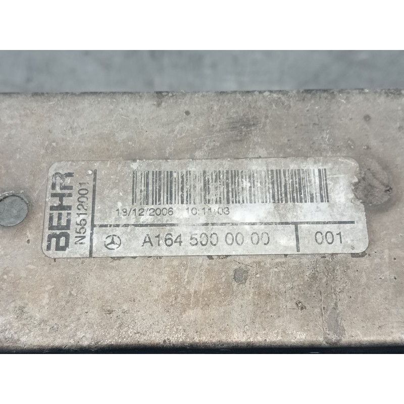 Recambio de intercooler para mercedes clase gl (x164) 420 cdi 4-matic (164.828) referencia OEM IAM A1645000000  