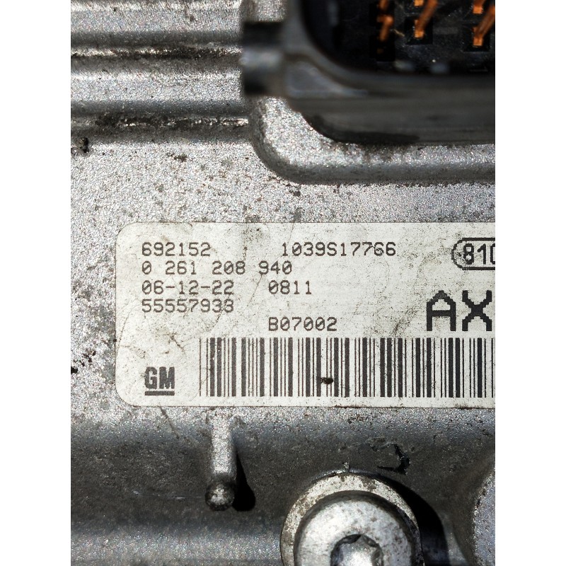Recambio de centralita motor uce para opel corsa d cmon referencia OEM IAM   