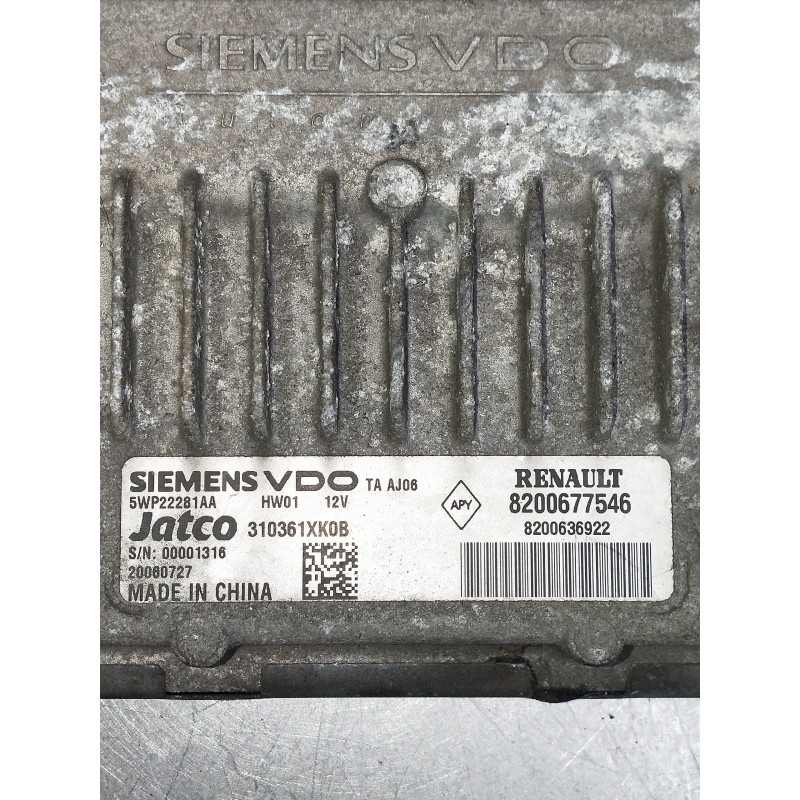 Recambio de centralita motor uce para renault scenic ii grand confort dynamique referencia OEM IAM 310361XK0B  