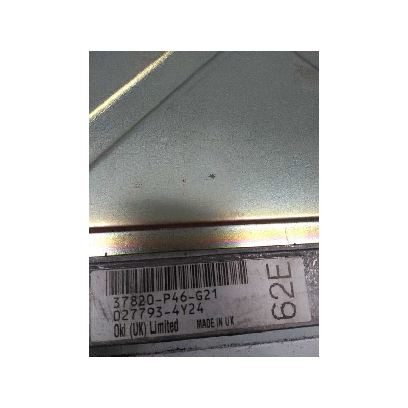 Recambio de centralita motor uce para honda accord berlina (cc/ce) 2.0 cat referencia OEM IAM 37820P46G21 62E 