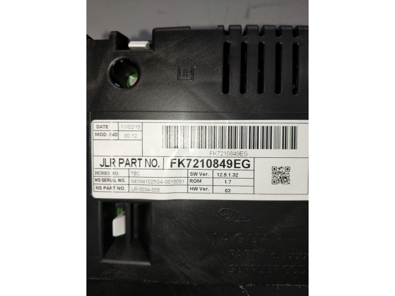 Recambio de cuadro instrumentos para land rover discovery sport s referencia OEM IAM FK7210849EG  