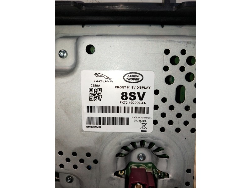Recambio de pantalla multifuncion para land rover discovery sport s referencia OEM IAM FK7219C299AA  