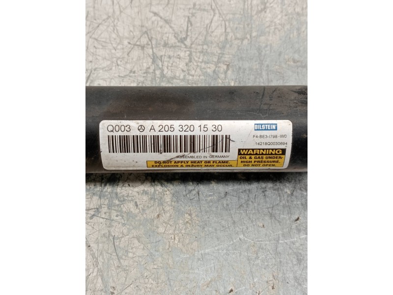 Recambio de amortiguador trasero izquierdo para mercedes clase c (w205) lim. c 220 cdi bluetec (205.004) referencia OEM IAM A205