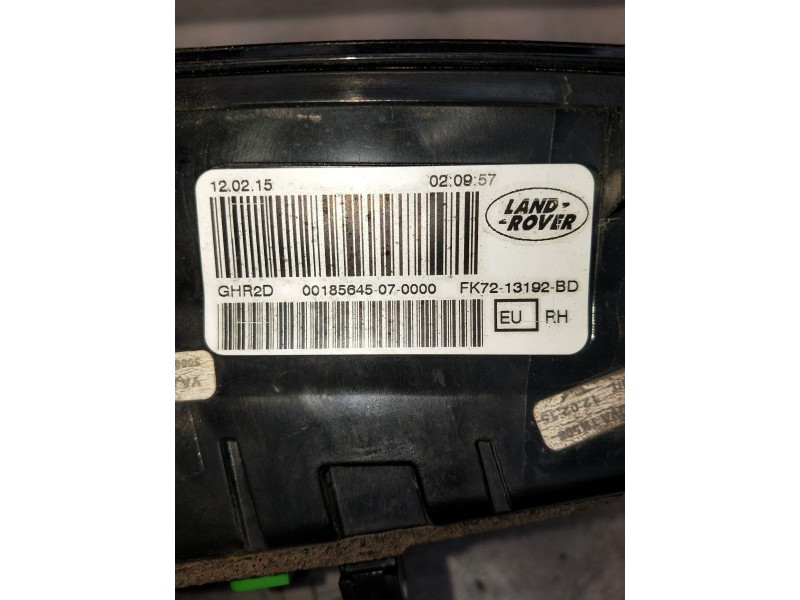 Recambio de piloto trasero derecho interior para land rover discovery sport s referencia OEM IAM FK7213192BD  