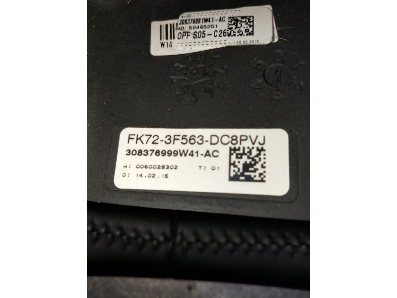 Recambio de volante para land rover discovery sport s referencia OEM IAM FK723F563DC  