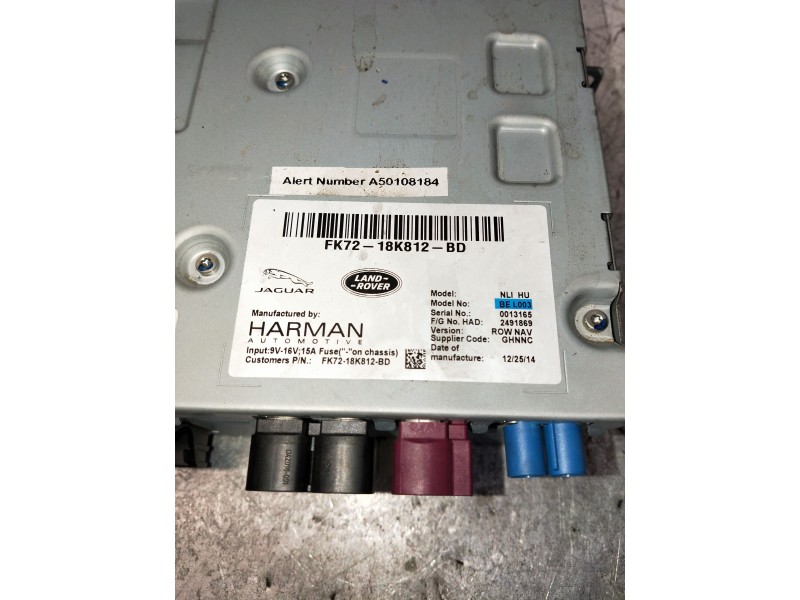 Recambio de sistema audio / radio cd para land rover discovery sport s referencia OEM IAM   