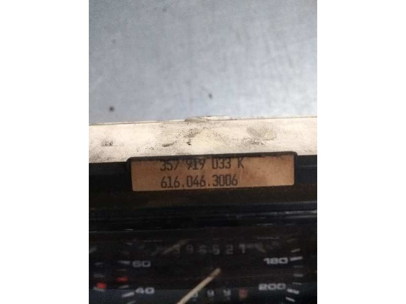 Recambio de cuadro instrumentos para volkswagen passat berlina (312) cl referencia OEM IAM 357919033K 6160463006 