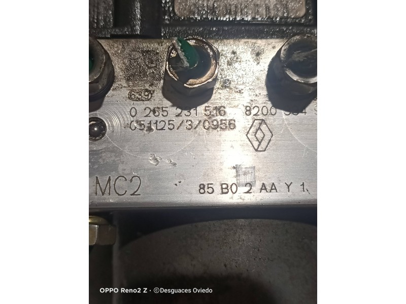 Recambio de abs para renault clio iii confort dynamique referencia OEM IAM 0265800411 0265231516 8200334969