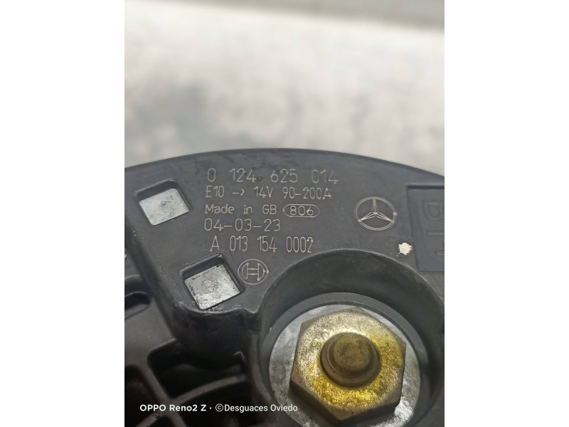 Recambio de alternador para mercedes clase c (w203) berlina 220 cdi (la) (203.008) referencia OEM IAM 0124625014 A0131540002 