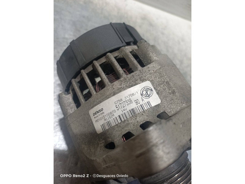Recambio de alternador para fiat stilo (192) 1.9 120 racing multijet referencia OEM IAM 51727338 MS1012100870 