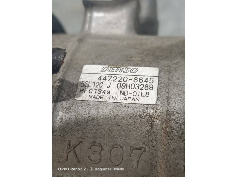 Recambio de compresor aire acondicionado para fiat stilo (192) 1.9 120 racing multijet referencia OEM IAM 4472208645 09H03289 