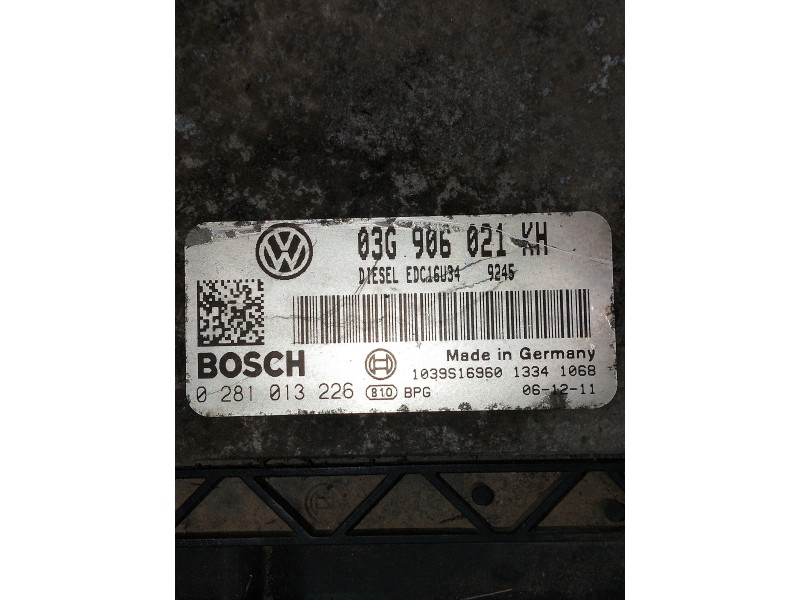 Recambio de centralita motor uce para volkswagen jetta (1k2) advance referencia OEM IAM 0281013226 03G906021KH 