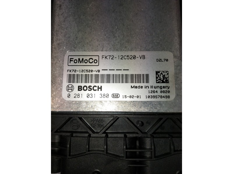 Recambio de centralita motor uce para land rover discovery sport s referencia OEM IAM 0281031381 FK7212C520VB 