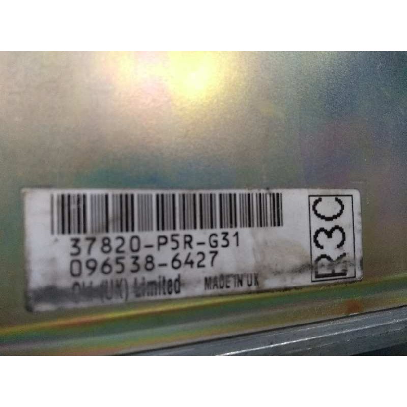 Recambio de centralita motor uce para honda accord berlina (cc/ce) referencia OEM IAM 37820P5RG31 R3C 