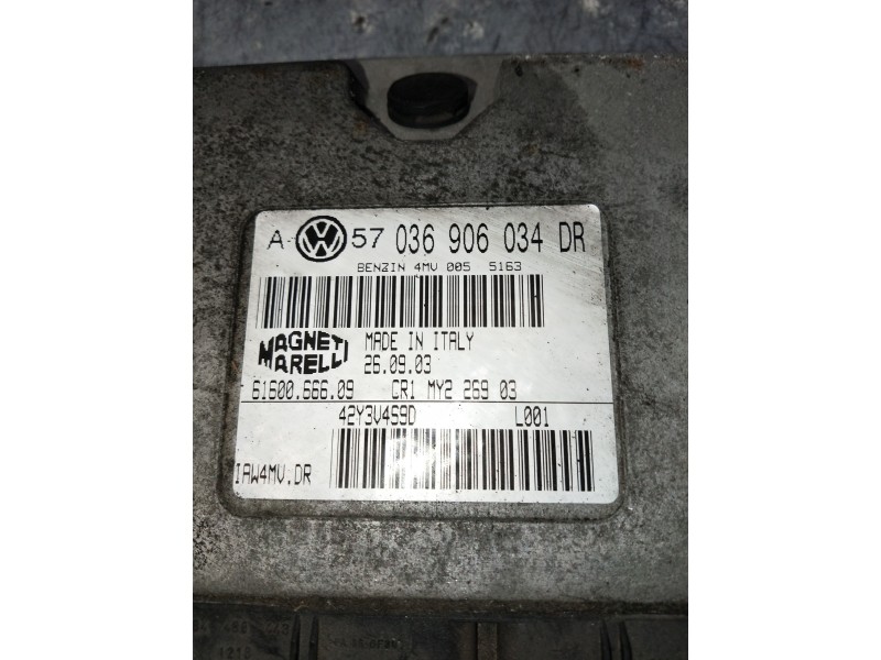 Recambio de centralita motor uce para volkswagen golf iv berlina (1j1) highline referencia OEM IAM 57036906034DR 6160066609 