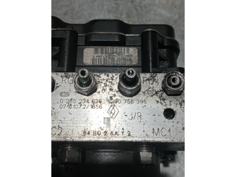 Recambio de abs para renault scenic ii dynamique referencia OEM IAM 0265950770 0265234636 8200756306 Recambio de abs para renault scenic ii dynamique referencia OEM IAM 0265950770 0265234636 8200756306