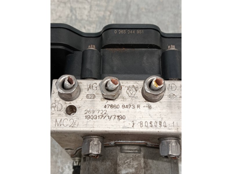 Recambio de abs para renault zoe limited referencia OEM IAM 476609473R 0265244951 0265956285 2265106516