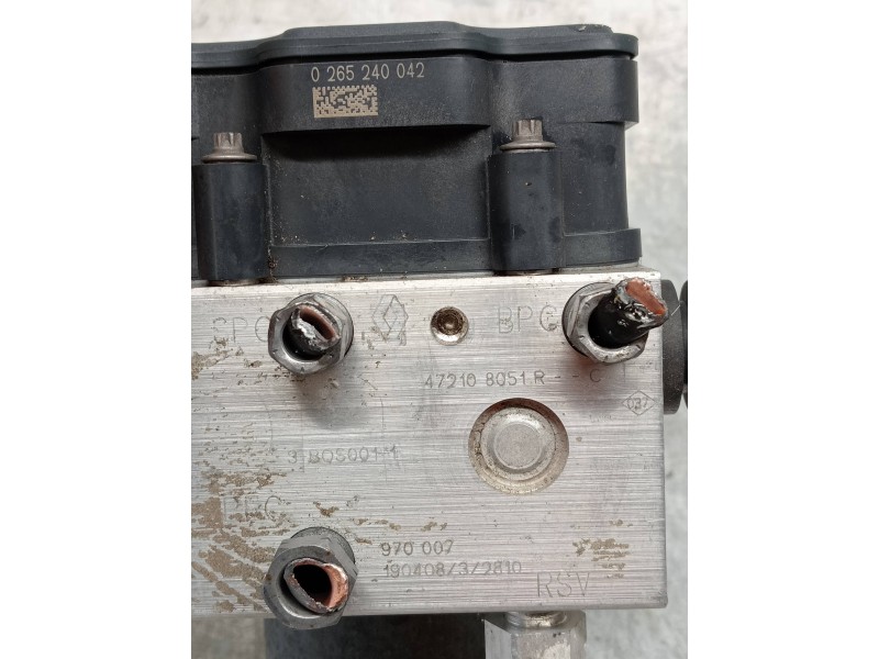 Recambio de abs para renault zoe limited referencia OEM IAM 472108051R 0265240042 