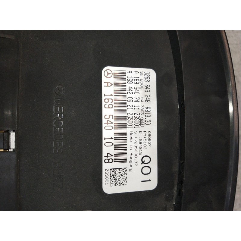 Recambio de cuadro instrumentos para mercedes clase b (w245) 200 cdi (245.208) referencia OEM IAM 0263643248 A1695401048 