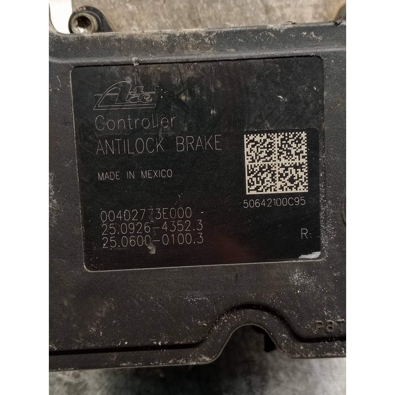 Recambio de abs para chrysler voyager (rg) 2.5 crd lx referencia OEM IAM 25092643523 25060001003 00402773E000 25021200984 P04721