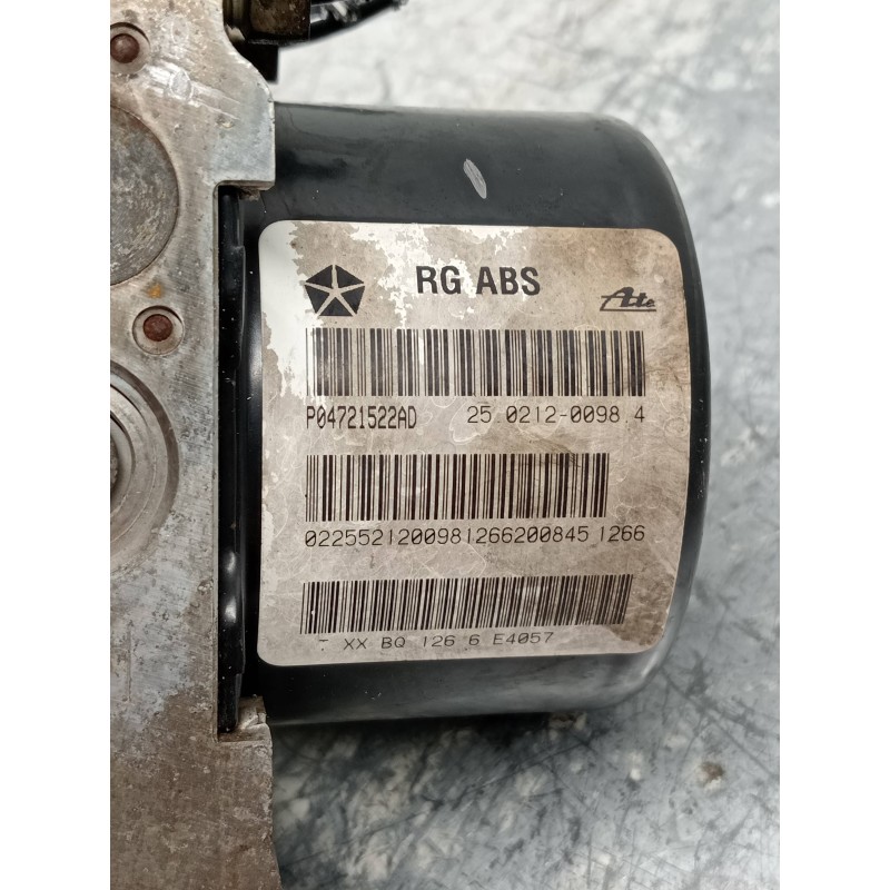 Recambio de abs para chrysler voyager (rg) 2.5 crd lx referencia OEM IAM 25092643523 25060001003 00402773E000 25021200984 P04721