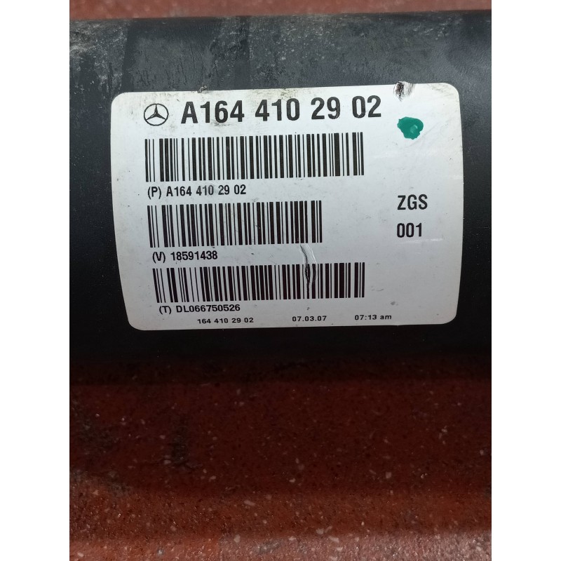 Recambio de transmision central para mercedes clase gl (x164) 420 cdi 4-matic (164.828) referencia OEM IAM A1644102902  