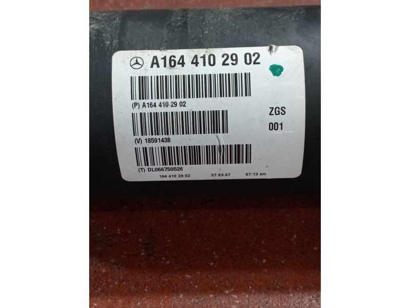 Recambio de transmision central para mercedes clase gl (x164) 420 cdi 4-matic (164.828) referencia OEM IAM A1644102902  