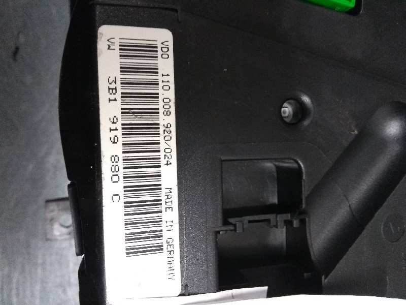 Recambio de cuadro instrumentos para volkswagen passat berlina (3b2) 1.9 tdi referencia OEM IAM 3B1919880C 110008920024 