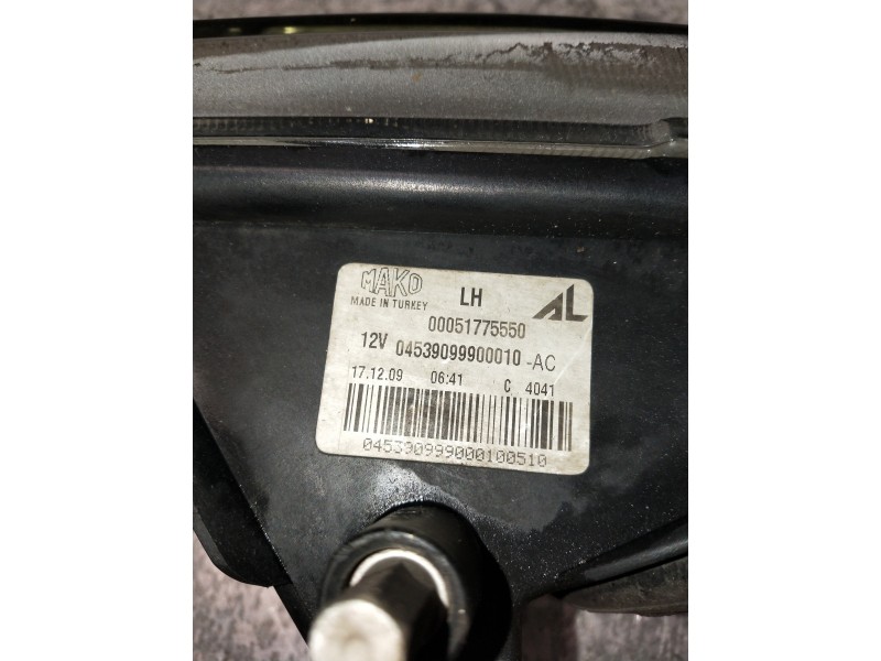Recambio de faro antiniebla izquierdo para fiat bravo (198) 1.6 16v active multijet (77kw) referencia OEM IAM 00051775550  