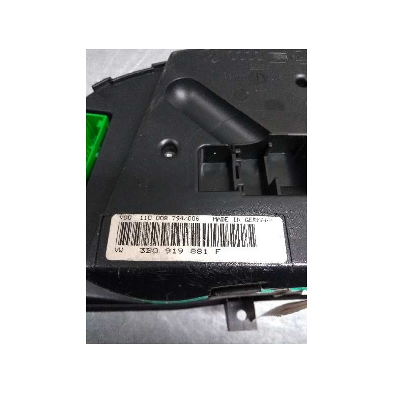 Recambio de cuadro instrumentos para volkswagen passat berlina (3b2) 1.8 20v turbo referencia OEM IAM 3B0919881F 110008794006 