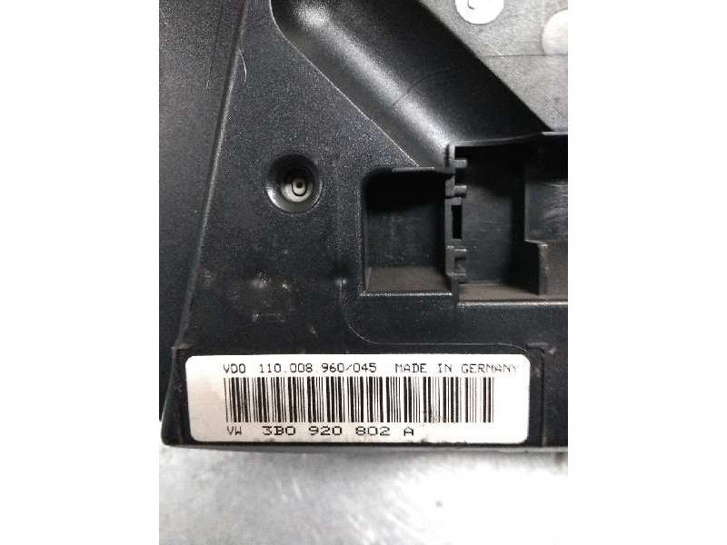 Recambio de cuadro instrumentos para volkswagen passat berlina (3b2) 1.9 tdi referencia OEM IAM 3B0920802A 110008960045 