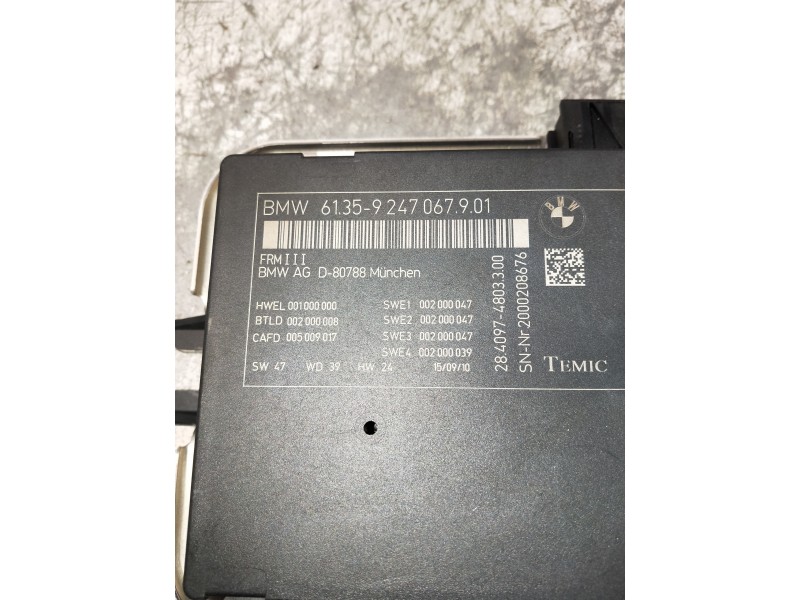 Recambio de modulo electronico para bmw x3 (f25) xdrive 20d referencia OEM IAM 61359247067901 2840974803300 