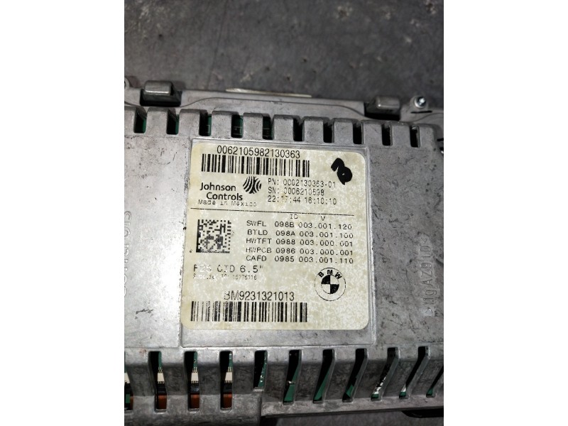 Recambio de pantalla multifuncion para bmw x3 (f25) xdrive 20d referencia OEM IAM BM9231321013  