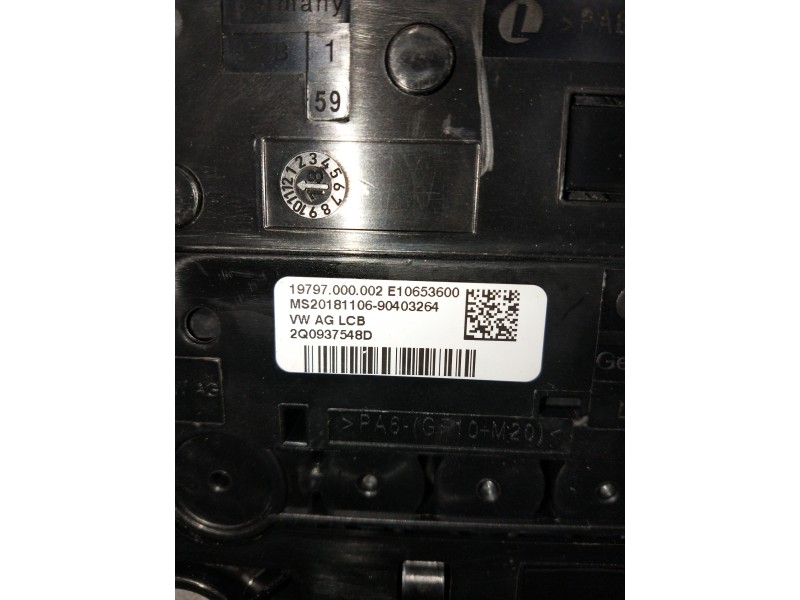 Recambio de modulo electronico para seat arona xcellence referencia OEM IAM 2Q0937548D  