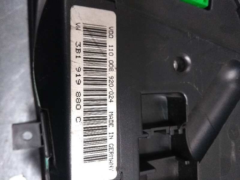 Recambio de cuadro instrumentos para volkswagen passat berlina (3b2) 1.9 tdi referencia OEM IAM 3B1919880C 110008920024 