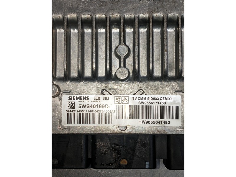 Recambio de centralita motor uce para citroen c5 berlina exclusive referencia OEM IAM 5WS40199DT HW9655041480 