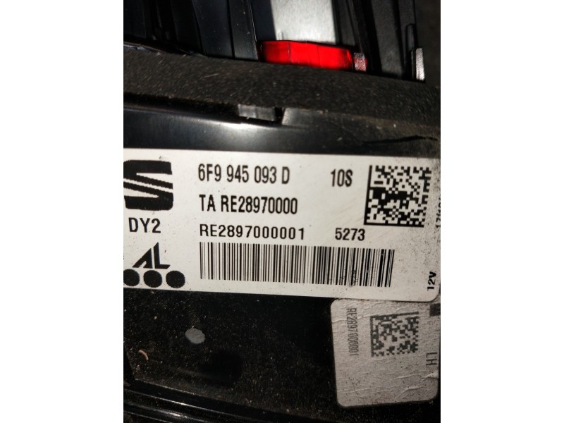 Recambio de piloto trasero izquierdo interior para seat arona xcellence referencia OEM IAM 6F9945093D  