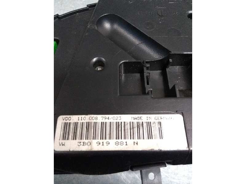 Recambio de cuadro instrumentos para volkswagen passat berlina (3b2) 1.9 tdi referencia OEM IAM 3B0919881N 110008794023 