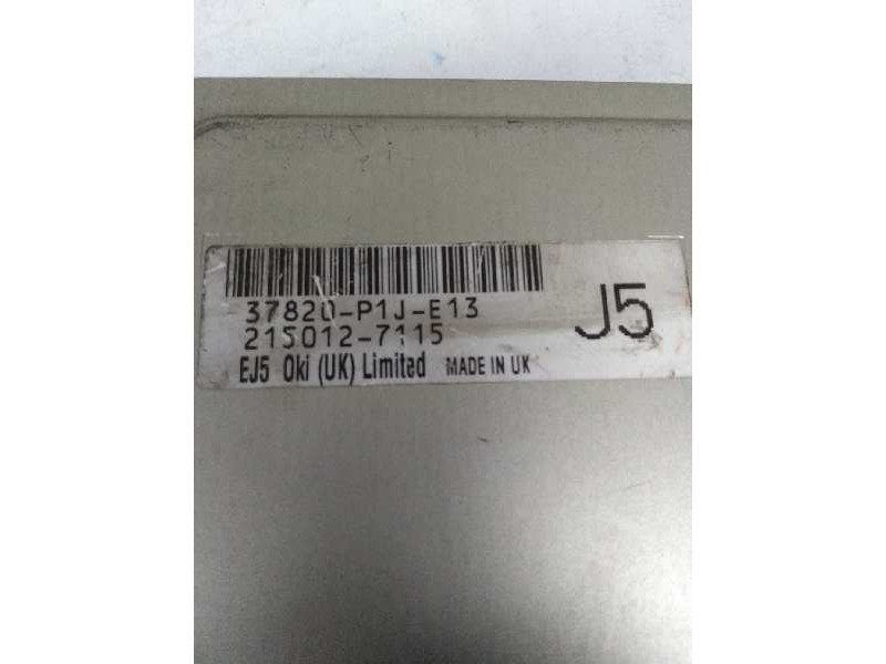 Recambio de centralita motor uce para honda civic berlina 3/4 (ej/ek) referencia OEM IAM 37820P1JE13 J5  Recambio de centralita motor uce para honda civic berlina 3/4 (ej/ek) referencia OEM IAM 37820P1JE13 J5