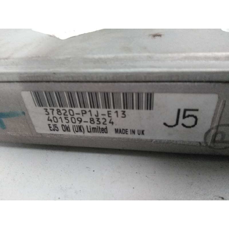 Recambio de centralita motor uce para honda civic berlina .5 (ma/mb) 1.4 referencia OEM IAM 37820P1JE13 J5 