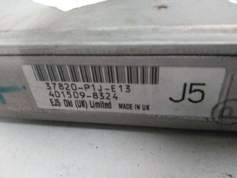 Recambio de centralita motor uce para honda civic berlina .5 (ma/mb) 1.4 referencia OEM IAM 37820P1JE13 J5 