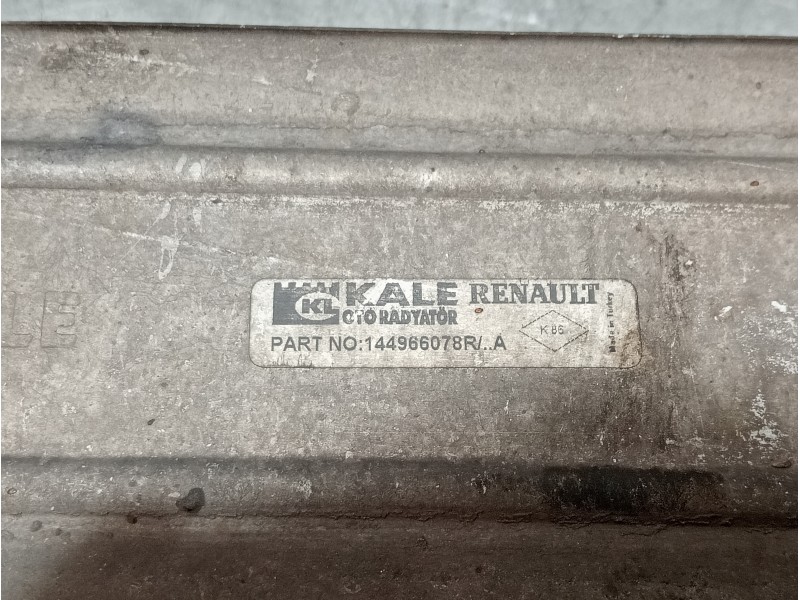 Recambio de intercooler para renault fluence expression referencia OEM IAM 144966078R  