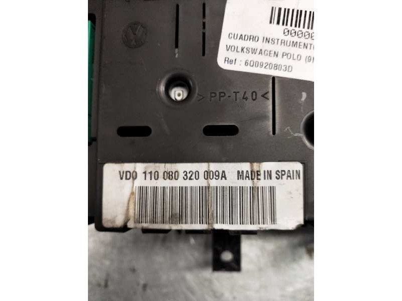 Recambio de cuadro instrumentos para volkswagen polo (9n3) 1.4 tdi referencia OEM IAM 6Q0920803D 1100800320009A 