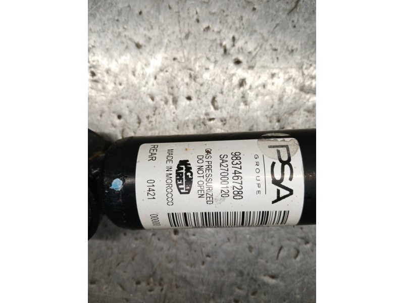 Recambio de amortiguador trasero derecho para opel corsa f gs line referencia OEM IAM 9837467280  