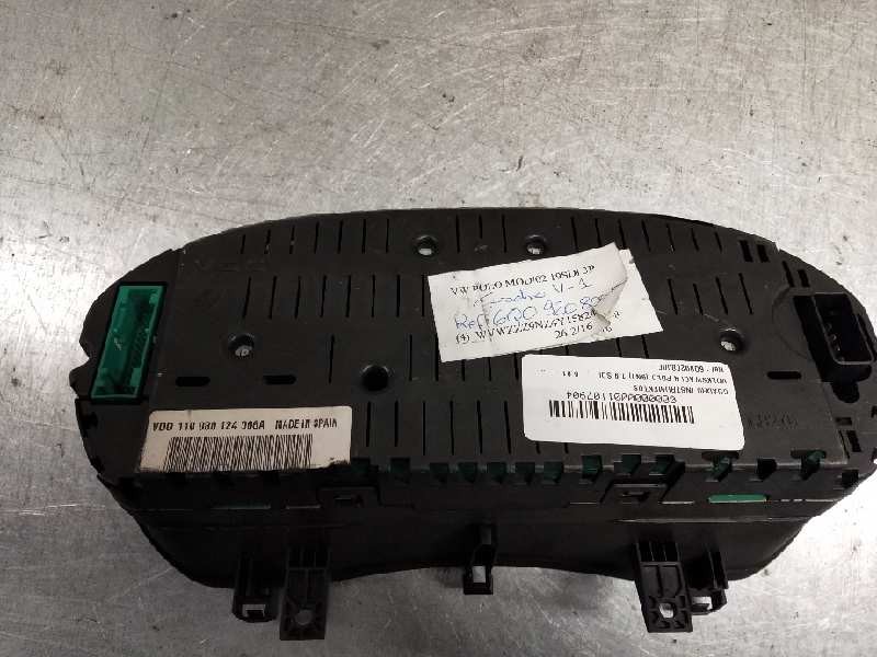 Recambio de cuadro instrumentos para volkswagen polo (9n1) 1.9 sdi referencia OEM IAM 6Q0920800E 110080124006A 
