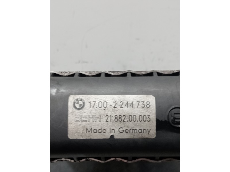Recambio de radiador agua para bmw serie 3 berlina (e36) 325tds referencia OEM IAM 17002244738 2188200003 2244753 / 2190210003