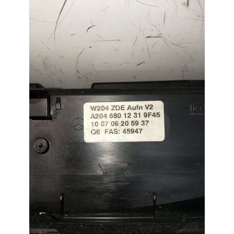 Recambio de pantalla multifuncion para mercedes clase c (w204) berlina c 200 cdi blueefficiency (204.001) referencia OEM IAM A20